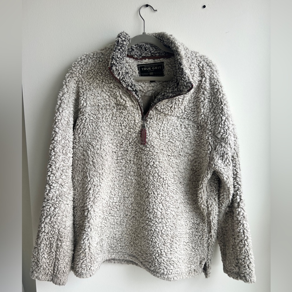 True Grit grey pullover